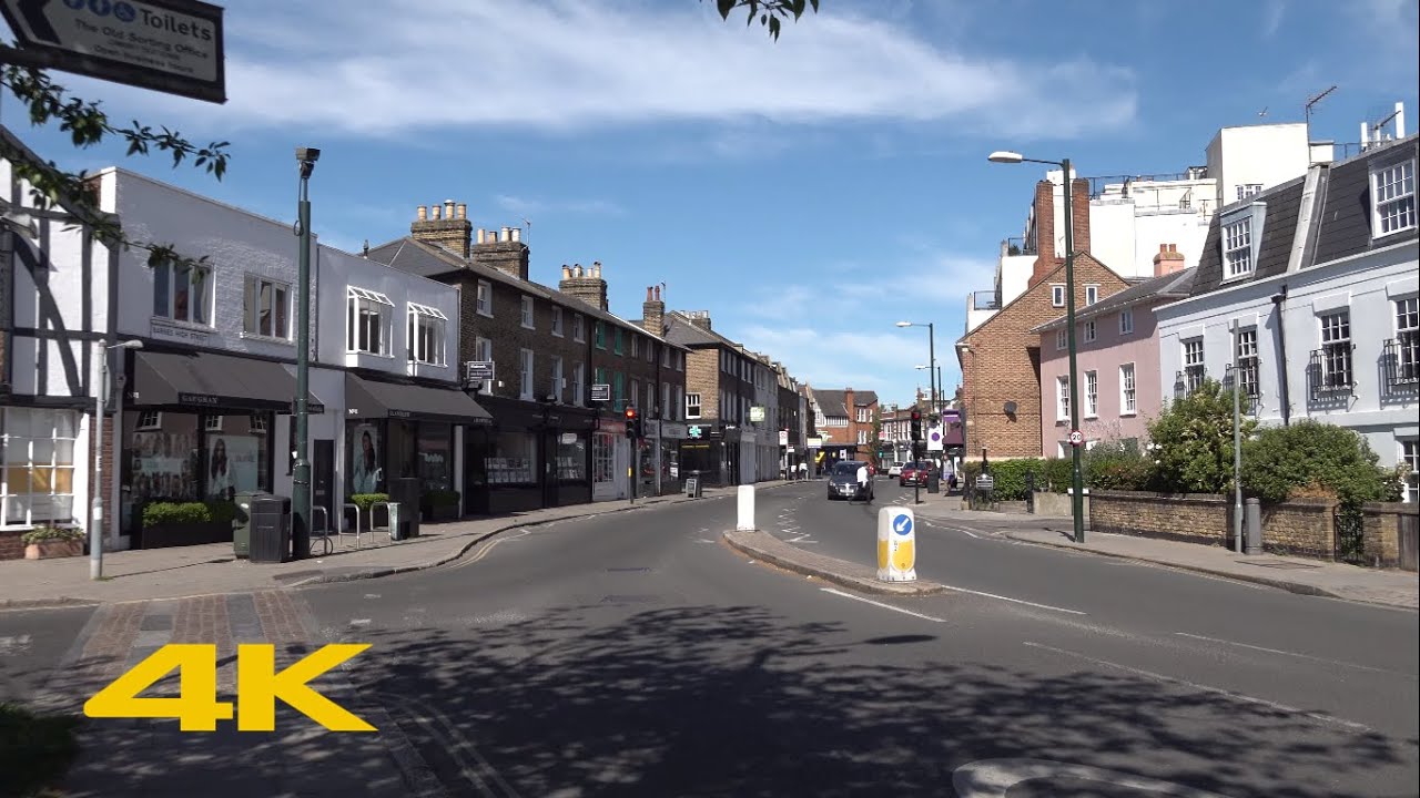 London Walk: Barnes High Street【4K】