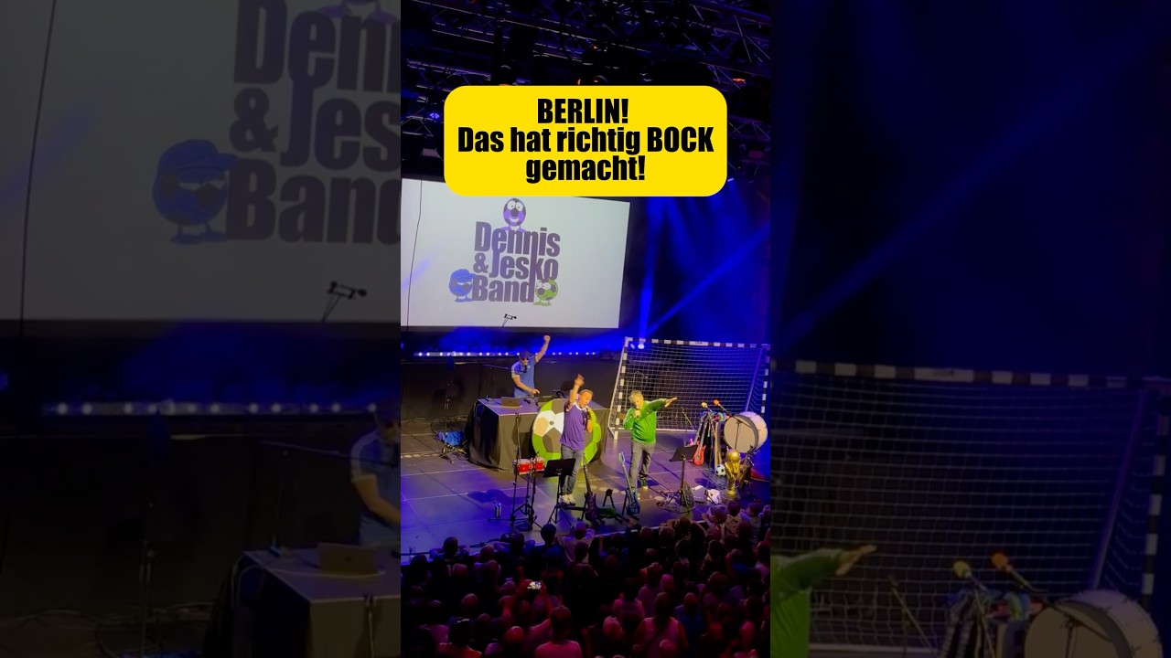 Berlin, es war uns ein Fest! Next stop: Wiesbaden! #dennisundjeskoband #wummssongs #wumms #live