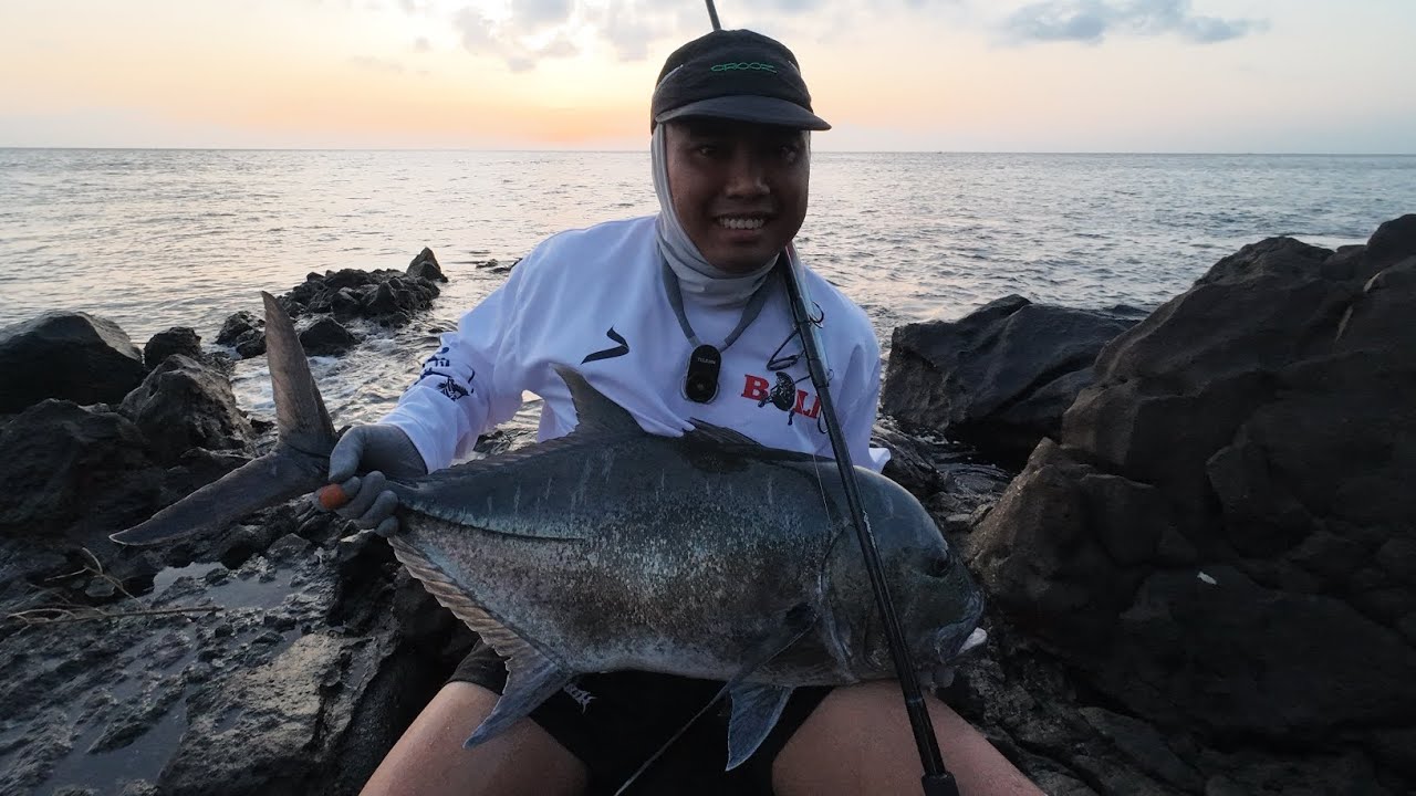 SHORE GAME BALI VOL.1| Strike Pembuka Black Gt | Hrk Lure 180F | Shore Game Bali