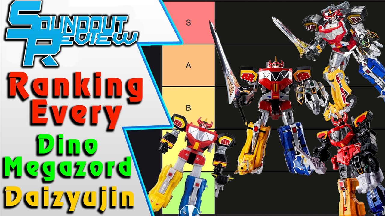 Every Dino Megazord/Daizyujin Toy Ranked! (Mighty Morphin Power Rangers, Zyuranger) [Soundout12]
