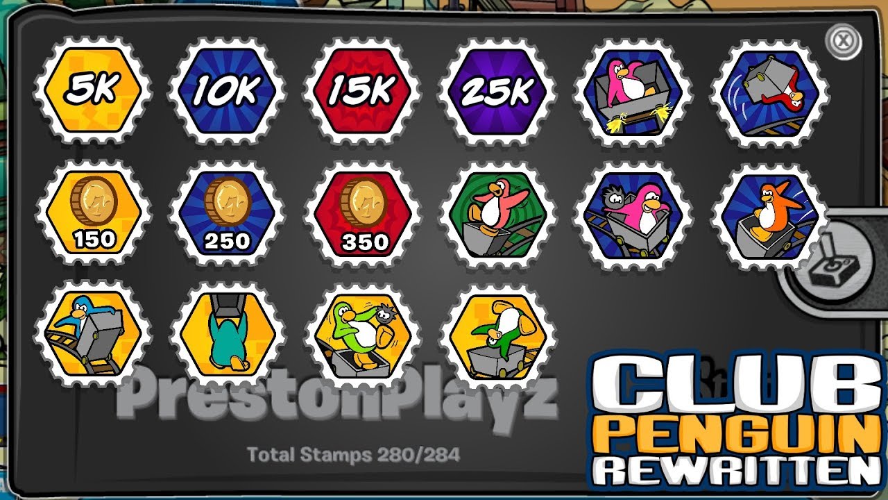 Cart Surfer Stamp Guide! (Club Penguin Rewritten)