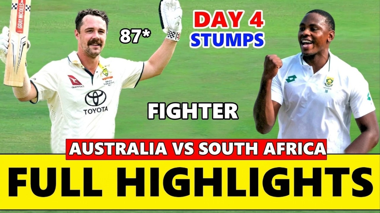 South Africa vs Australia 2nd Test Match Day 4 Full Match Highlights 2026