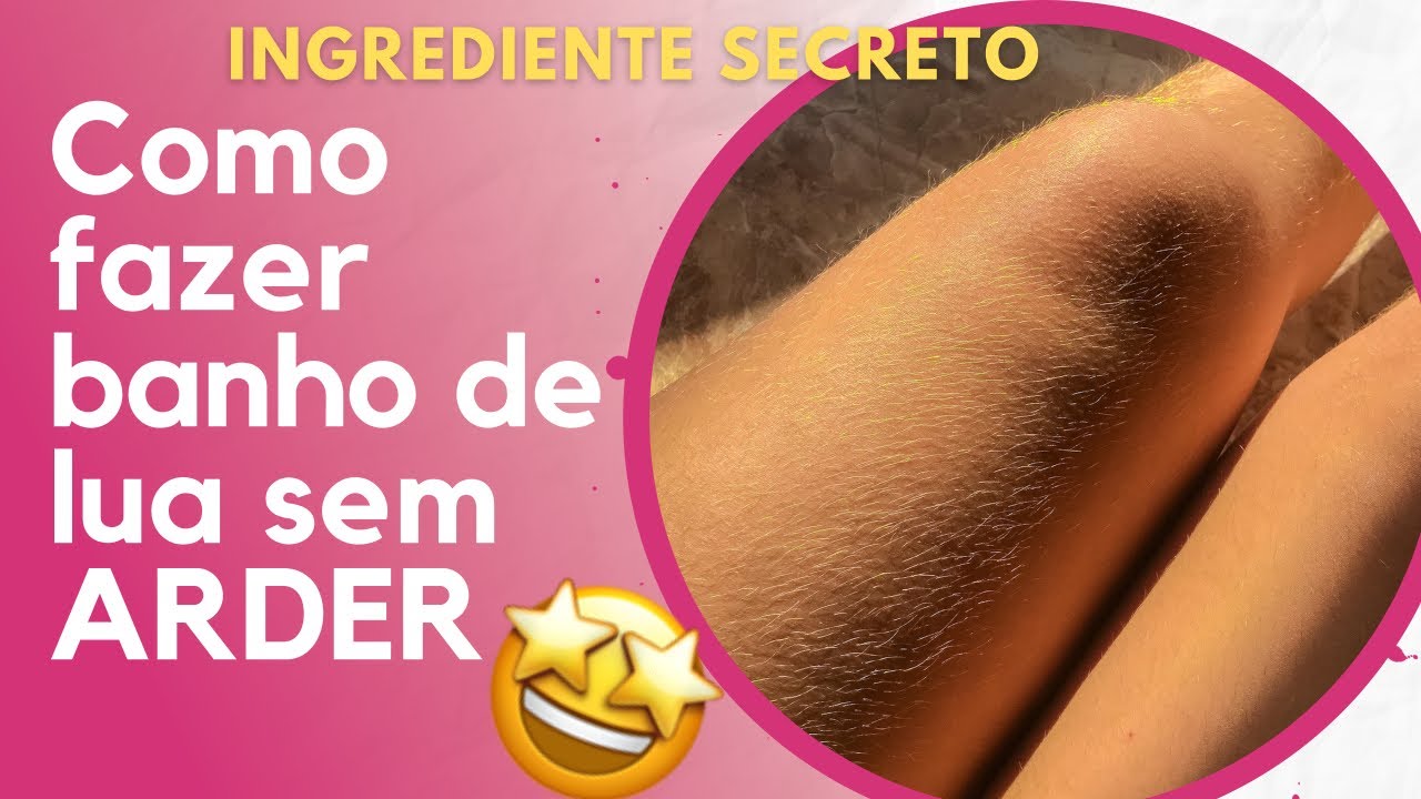 BANHO DE LUA PROFISSIONAL EM CASA