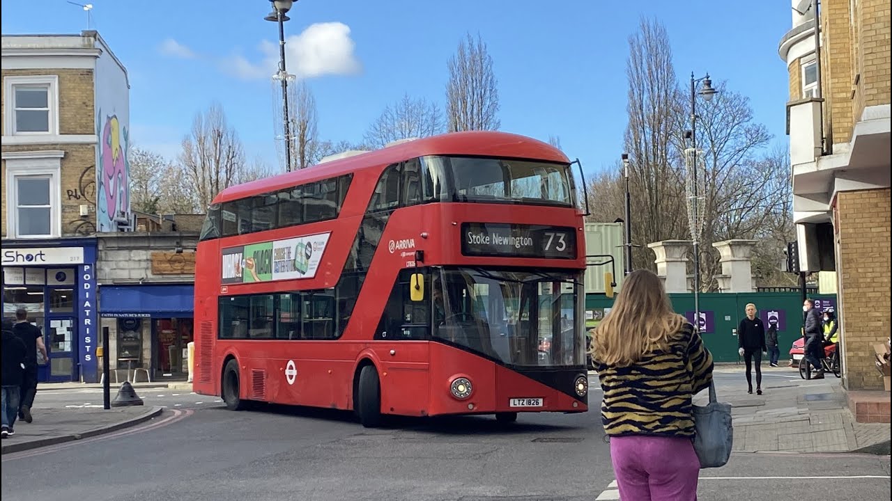 Journey on Arriva London Route 73 | Wrightbus New Routemaster (LT538, LTZ1538)