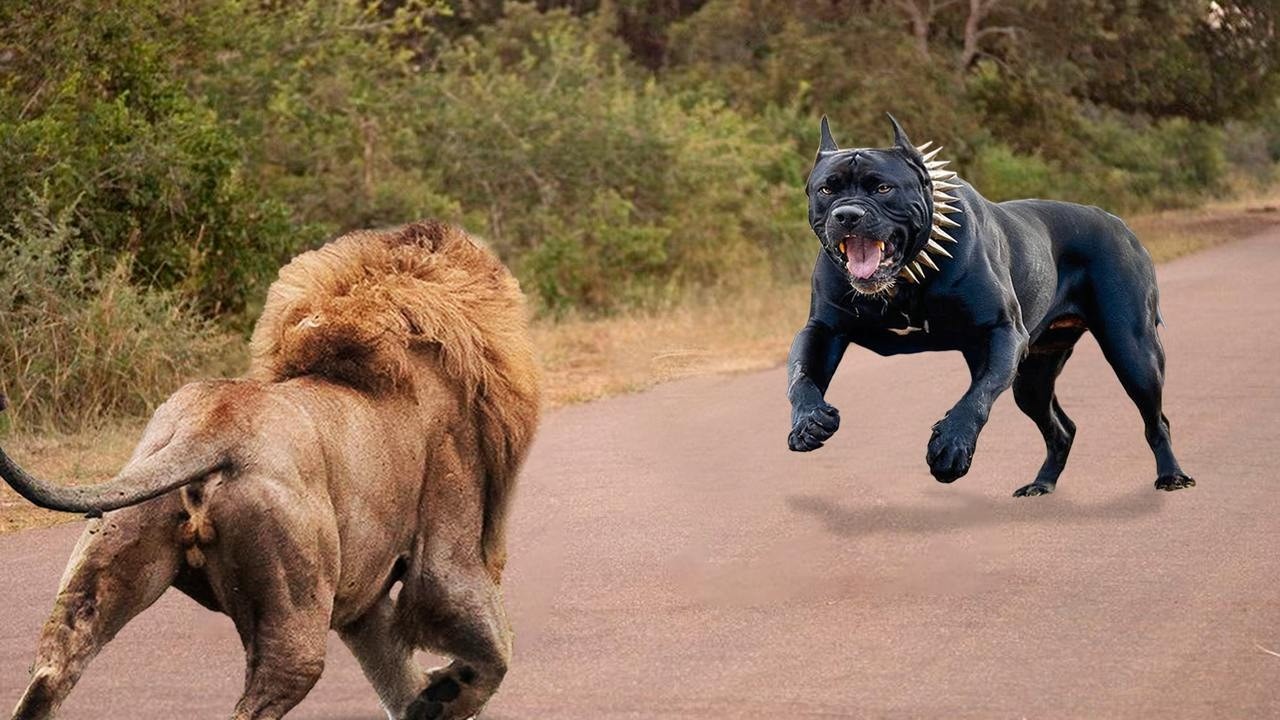 Этого Пса Боятся Даже Львы!!! Самые Редкие Битвы  Животных Снятые На Камеру