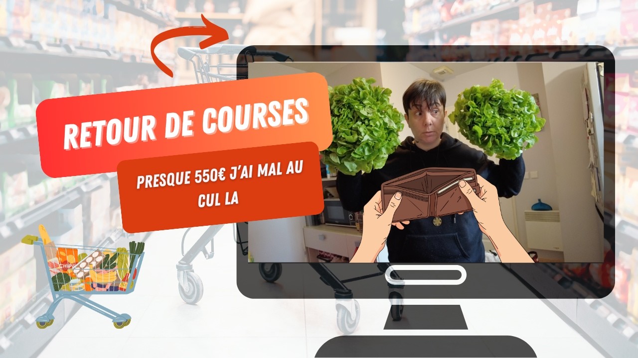 //RETOUR DE COURSES// Aïe ça PIQUE presque 500€ plus tard