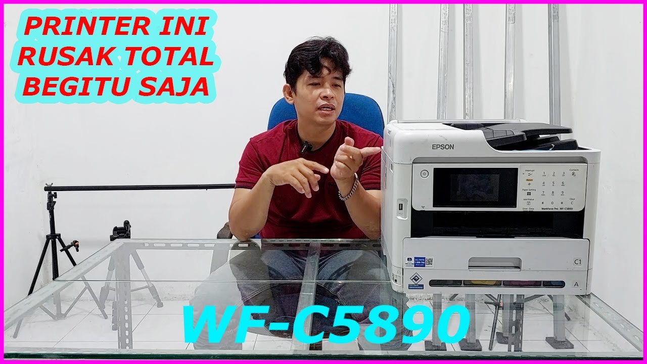 PRINTER EPSON WF-C5890 RUSAK BEGITU SAJA PART 2 END