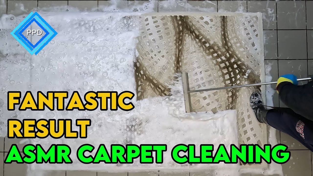PPD  -Fantastic result -  ASMR Carpet Cleaning - Pranie dywanu