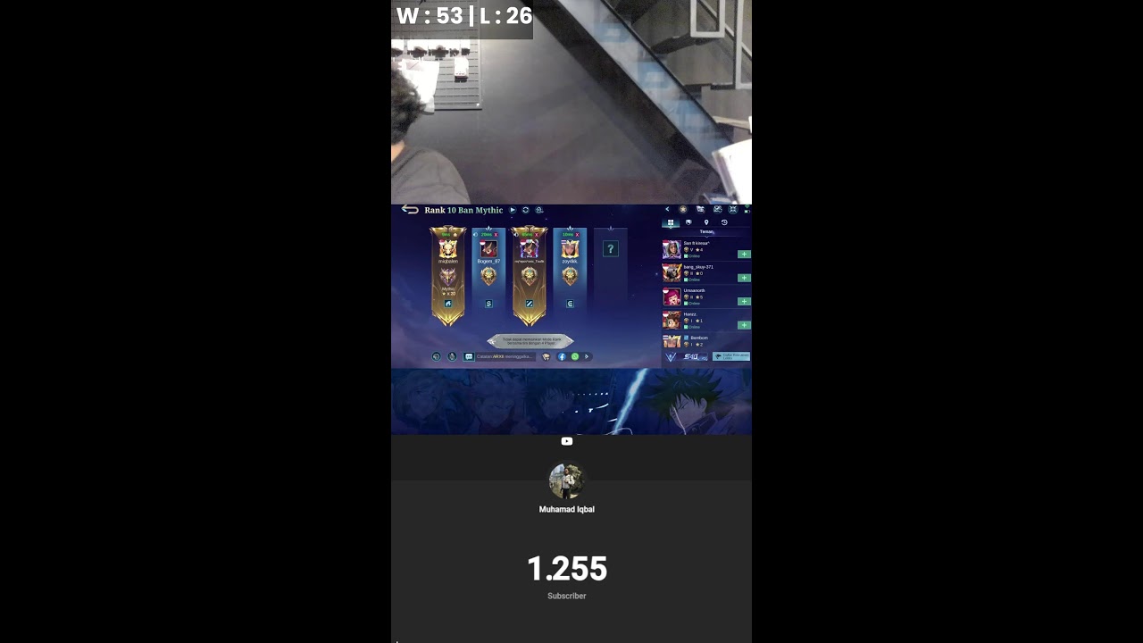 Push Rank Sampe Immortal Ex Penjoki - Mobile Legends