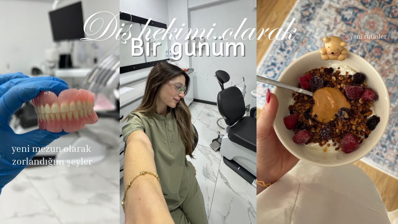 Diş hekimi olarak bir g&uuml;n&uuml;m/ yeni mezun 🫣