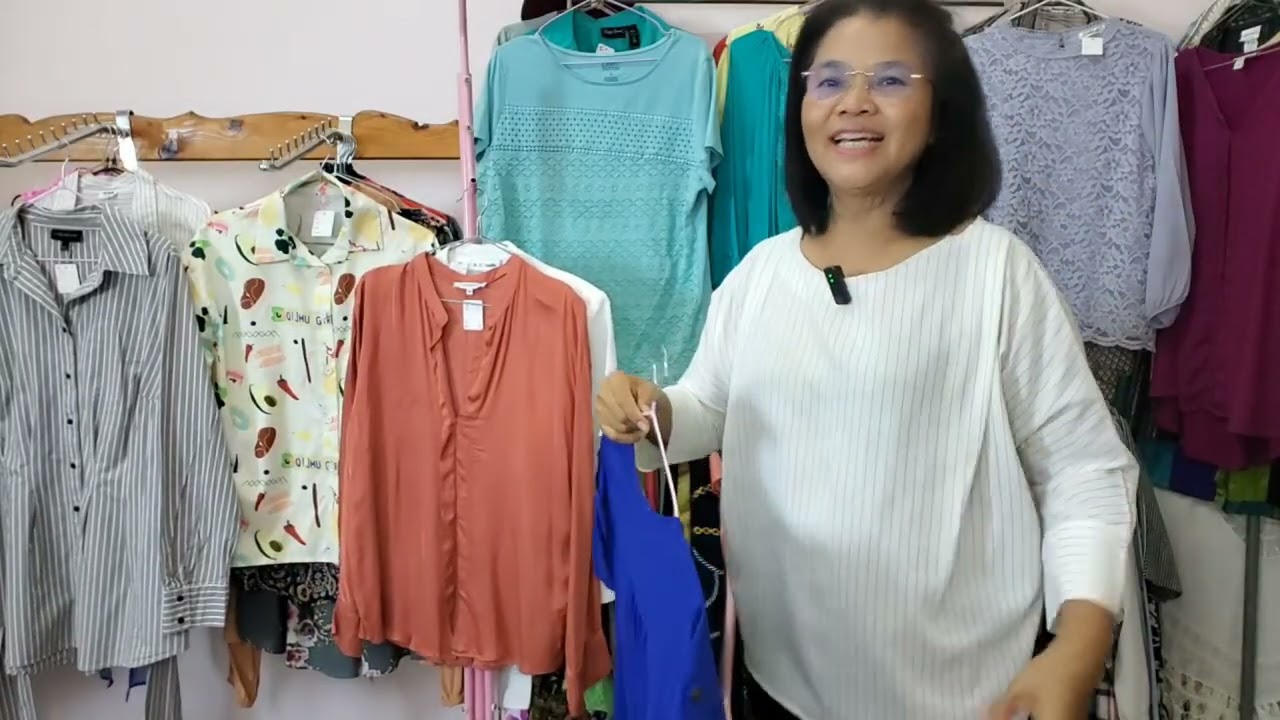 คลิปที่ 21เสื้อมีตำหนิ ทุกตัว30 วันที่31/1/69 สนใจ0896309689#เสื้อมือสอง#เสื้อผู้หญิง#เสื้อผู้ใหญ่