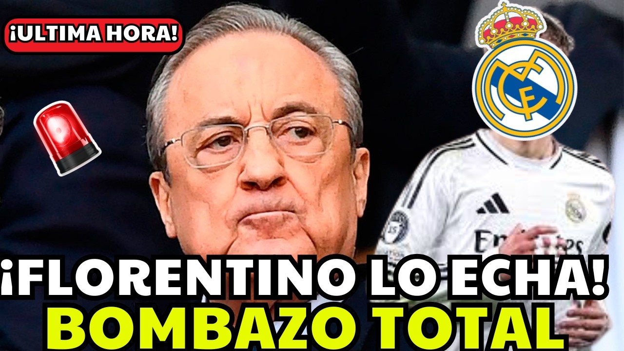 🚨¡URGENTE! FLORENTINO SE EQUIVOCA Y AHORA TIENE QUE ECHAR A ESTE JUGADOR / NOTICIAS DEL REAL MADRID