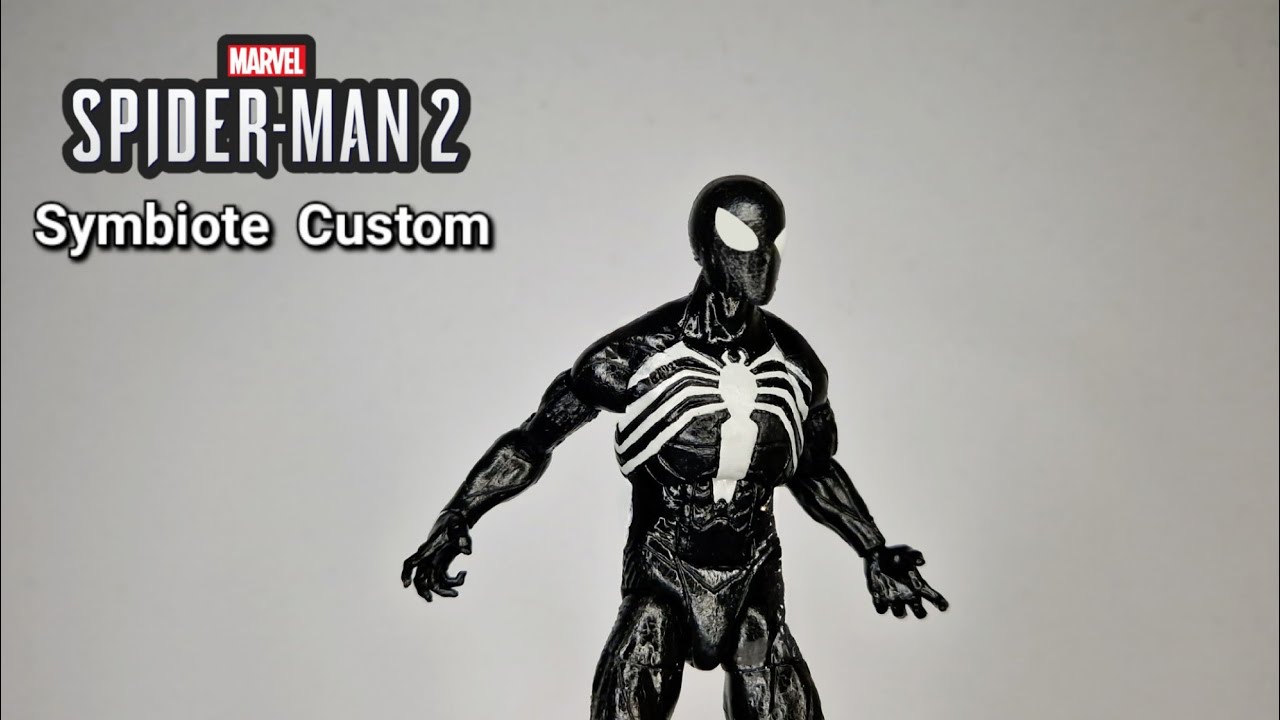 Marvel Legends PS5 Symbiote Suit Custom Spider-Man
