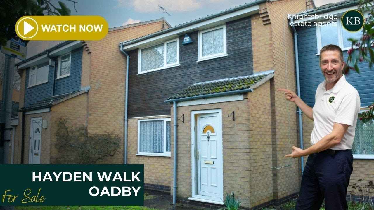 Chain-Free 3 Bedroom Townhouse | Allocated Parking & Garden - Hayden Walk, Oadby