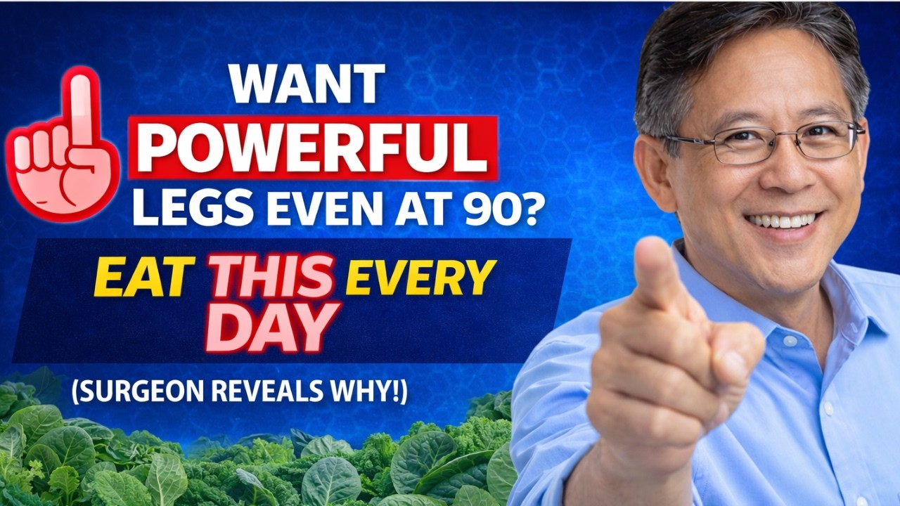 Want POWERFUL Legs Even At 90 Eat THIS Every Day Surgeon Reveals Why! / Dr. William Li