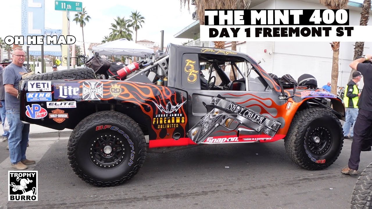 The Mint 400 Offroad race  on Fremont Street  Las Vegas day 1