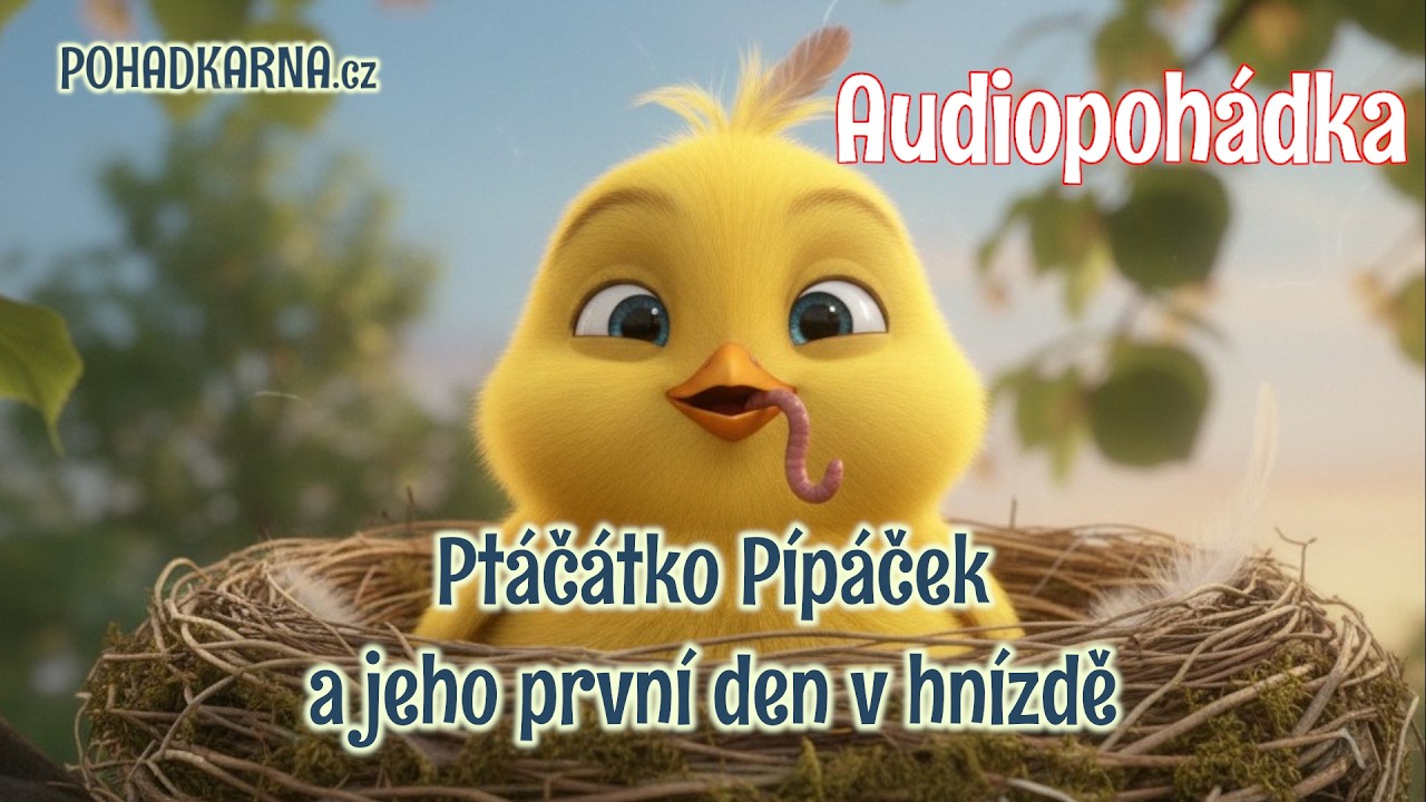 Ptáčátko Píp a jeho první den v hnízdě - Audio pohádka na dobrou noc | Pohádka pro děti