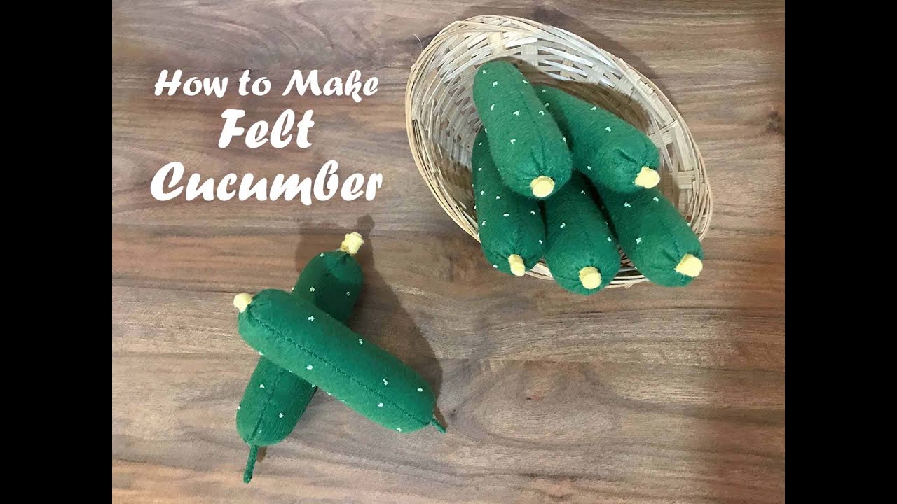 How to Make a Felt Cucumber