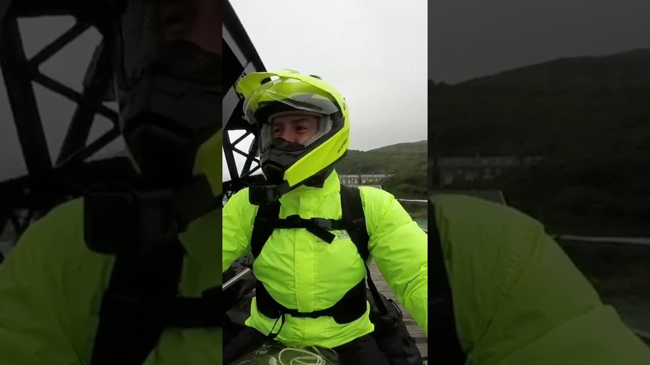 Motorbikes on a Train Bridge?! Riding Across Barmouth Bridge 🏍️🌉 