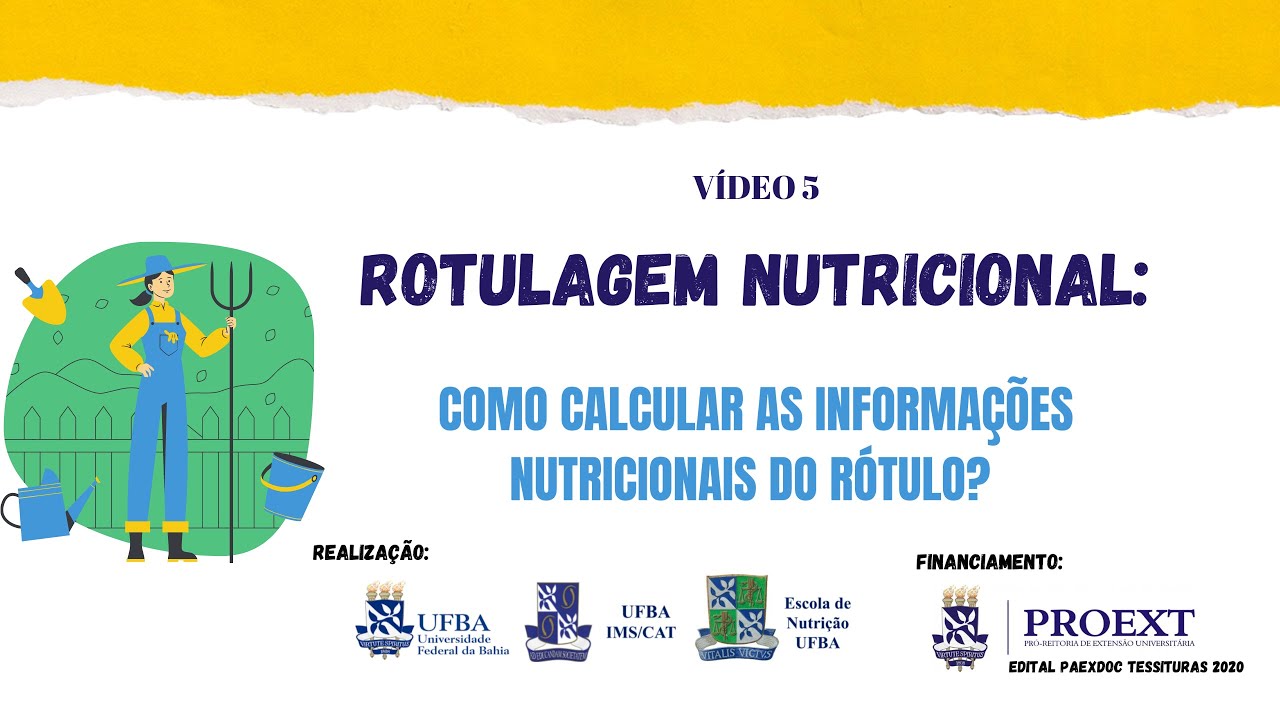 Rotulagem Nutricional: Como calcular as informações nutricionais do rótulo?