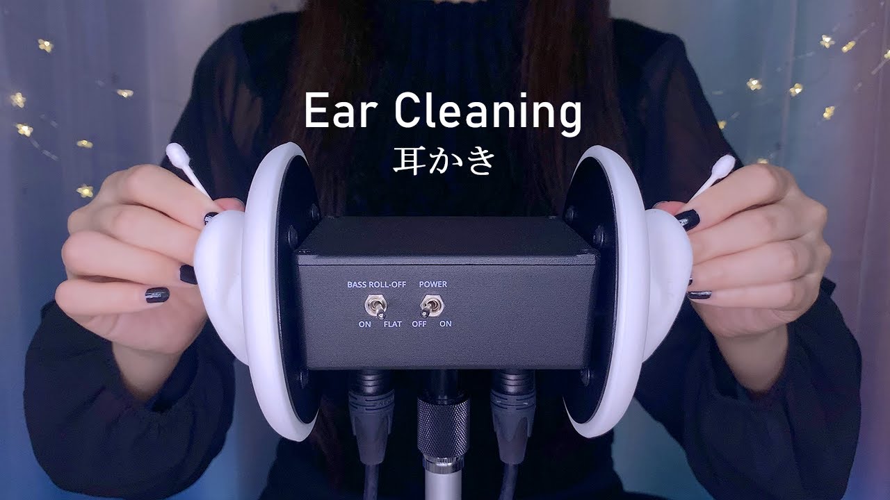 ACMP Tingly Ear Cleaning for Sleep with Q-tips 😪 (eardrum, outer ear, fast)
