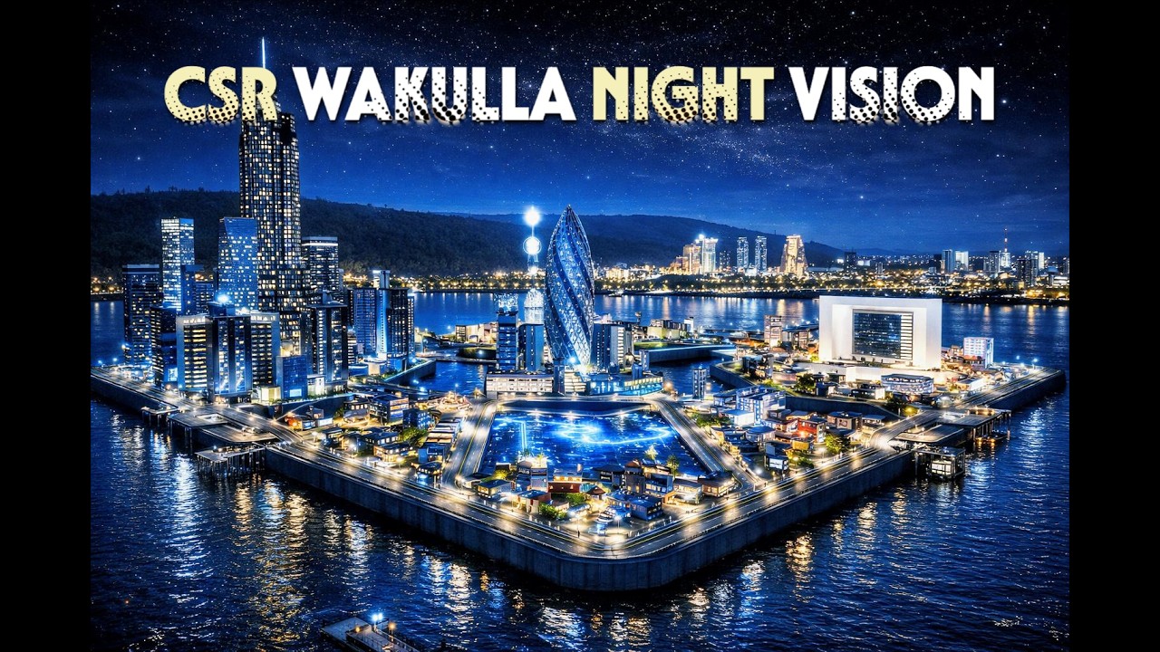 Cities: Skylines Remastered - Wakulla - Night Vision ( Custom Map )