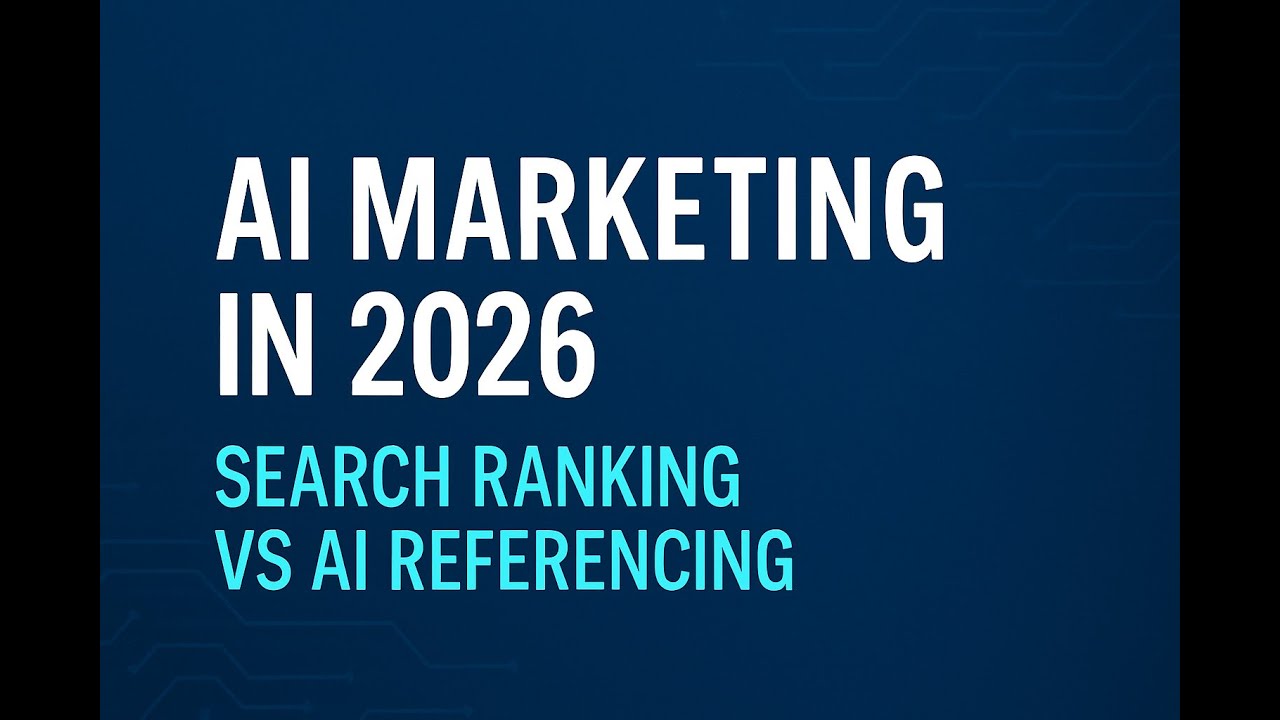 AI Marketing in 2026: Why Ranking Is Being Replaced by Being Referenced