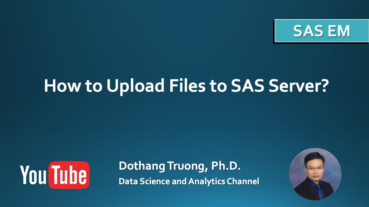 SAS Enterprise Miner - How to Upload Files to SAS Server using SAS Studio?