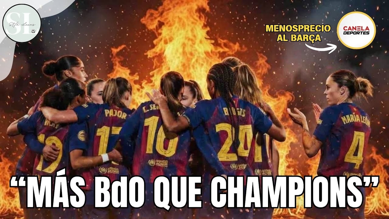 NO GANAN SUFICIENTES TÍTULOS || Declaraciones de Canela Deportes contra el Barça. BOCHORNOSO.