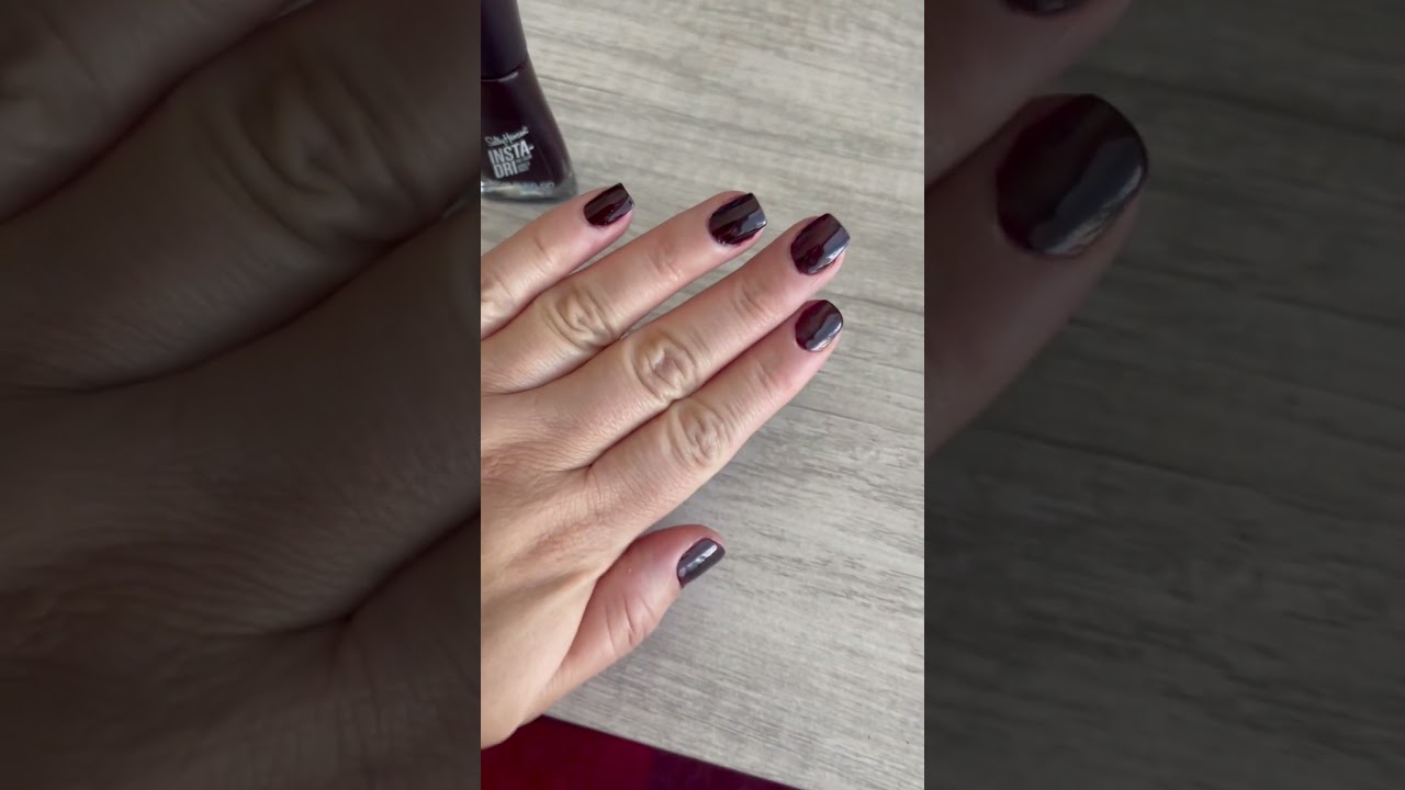 Polished my nails with SallyHansen nail polish. Let&rsquo;s see how long they last. #shorts #nails #beauty