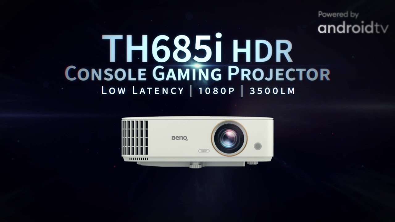 BenQ TH685i High Brightness HDR Console Gaming Projector Powered by Android TV