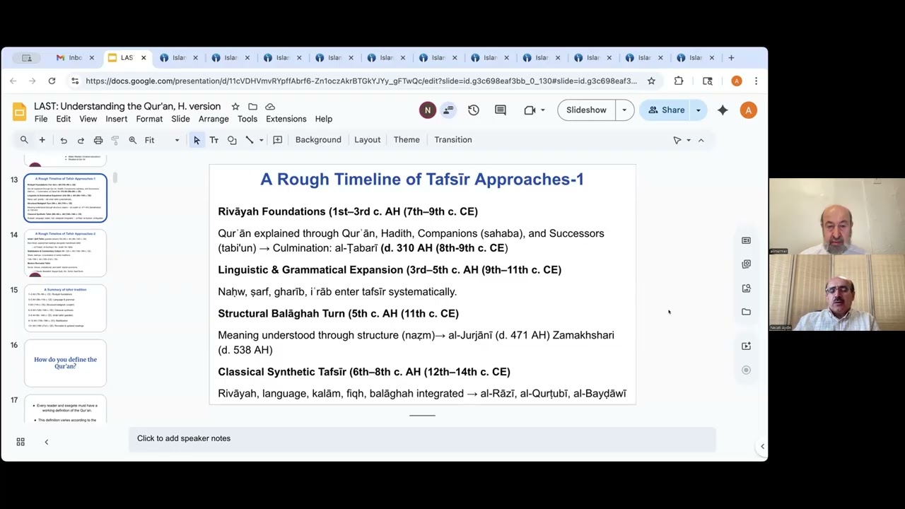 Understanding the Qur'an, Session 4, 2-22-2026