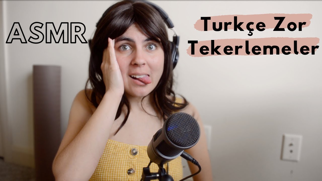 ASMR Turkçe Tekerlemeler 😝 - Turkish Tongue Twisters