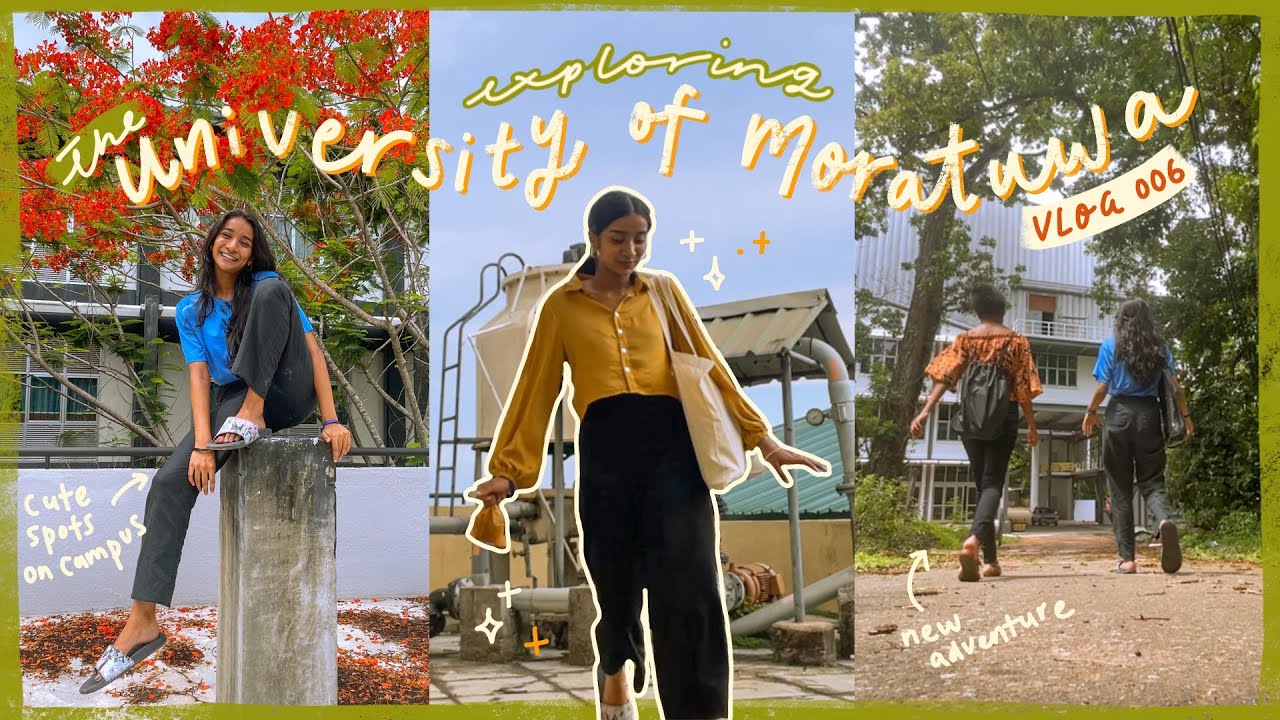 Life at the university of Moratuwa, Faculty of Architecture 2022🇱🇰 + mini campus tour // Vlog 006