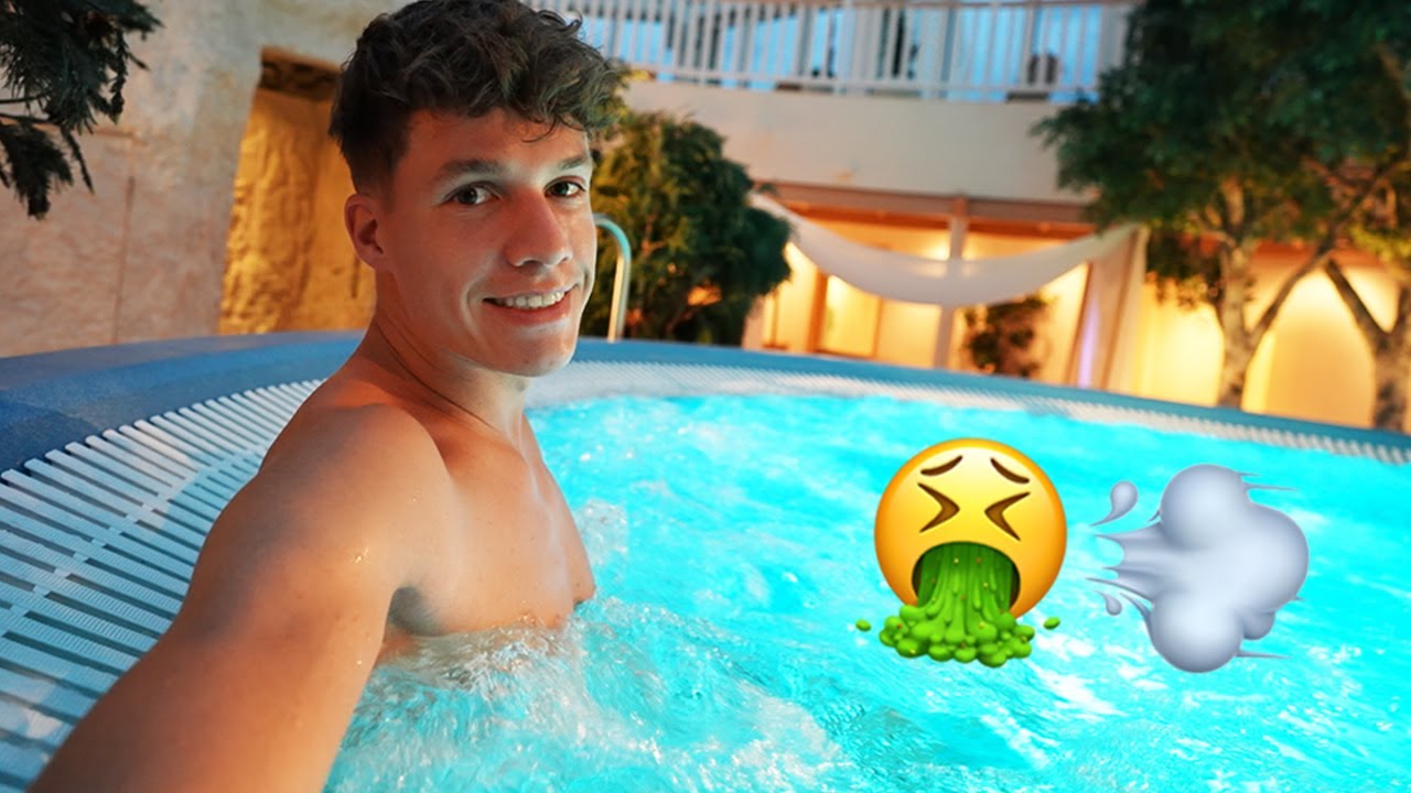 ich habe in pool gefurzt