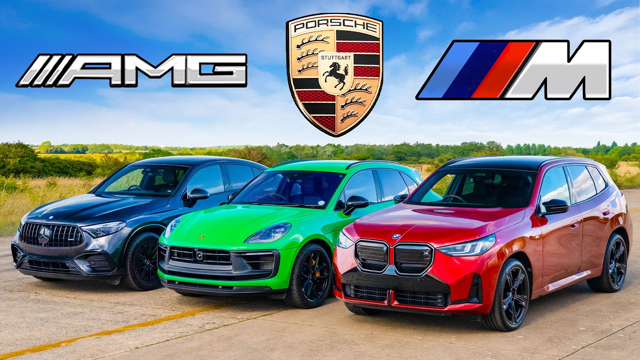 BMW X3 M50 vs Porsche Macan vs AMG GLC: WYŚCIG
