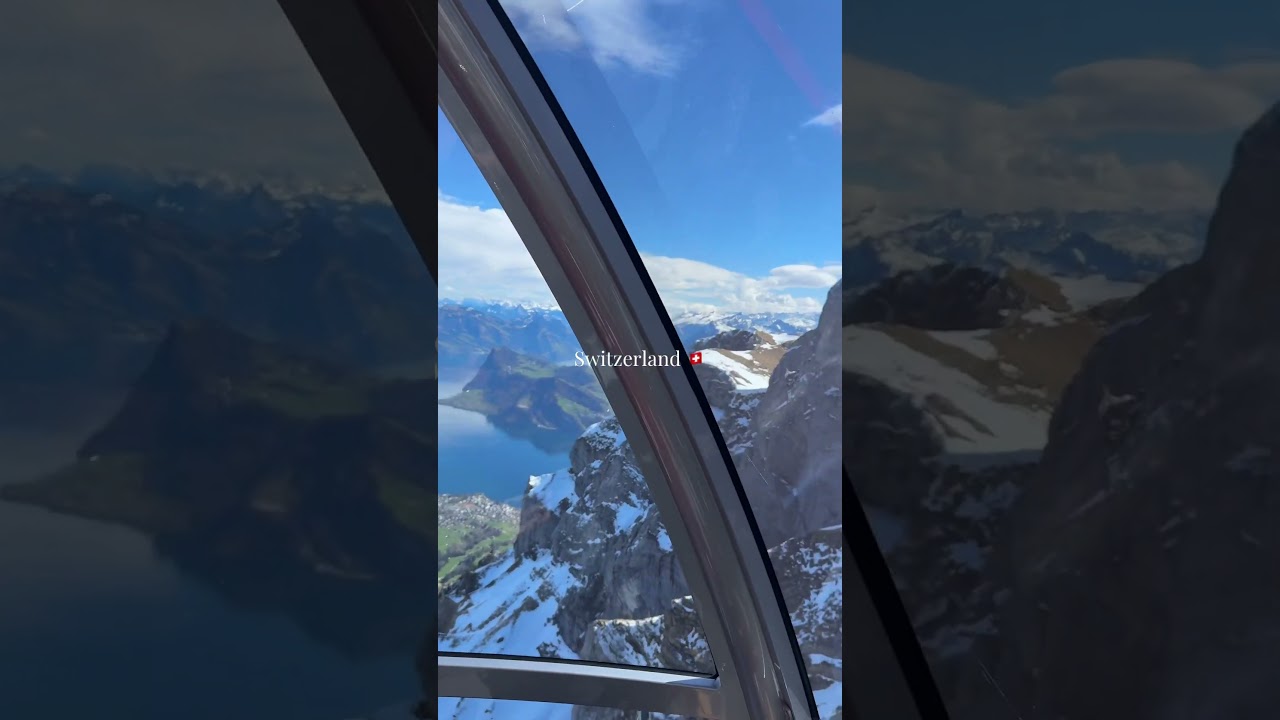 Views of Mt. Pilatus, Lucerne, Switzerland are AMAZING #cablecar #switzerland #europe #mountpilatus