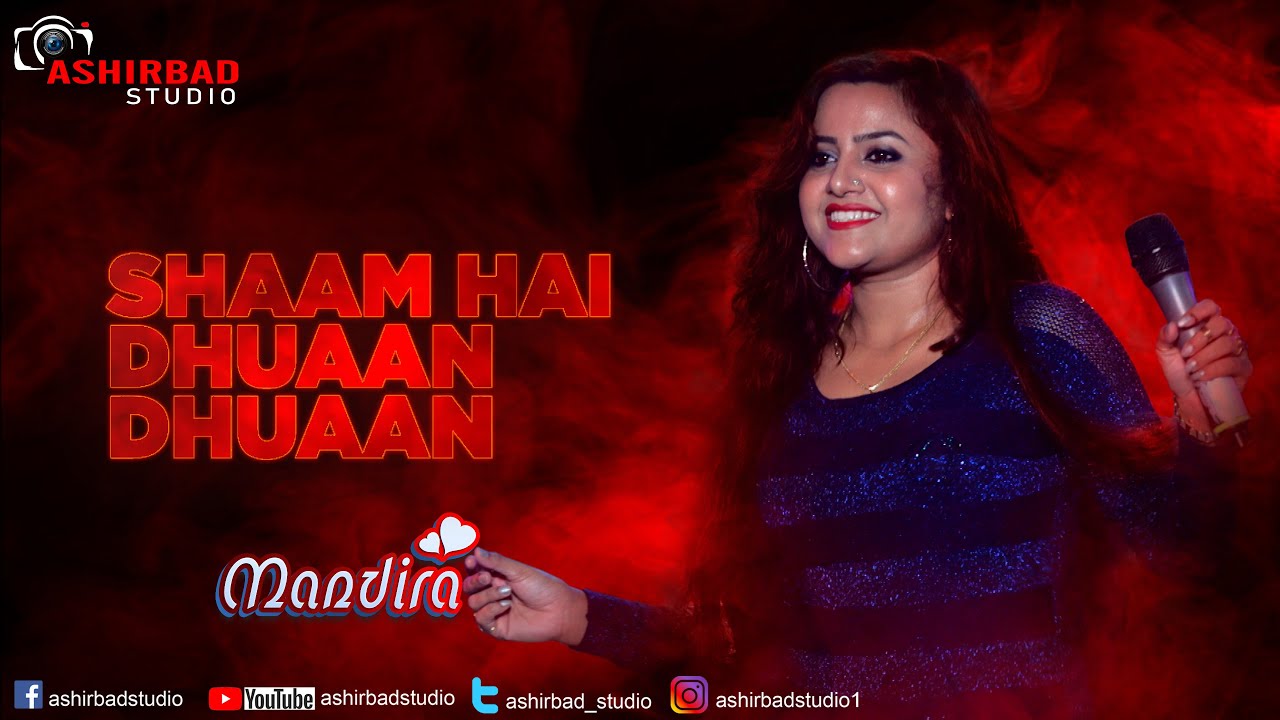 Shaam Hai Dhua Dhua - Diljale | Live Singing on stage by Mandira Sarkar