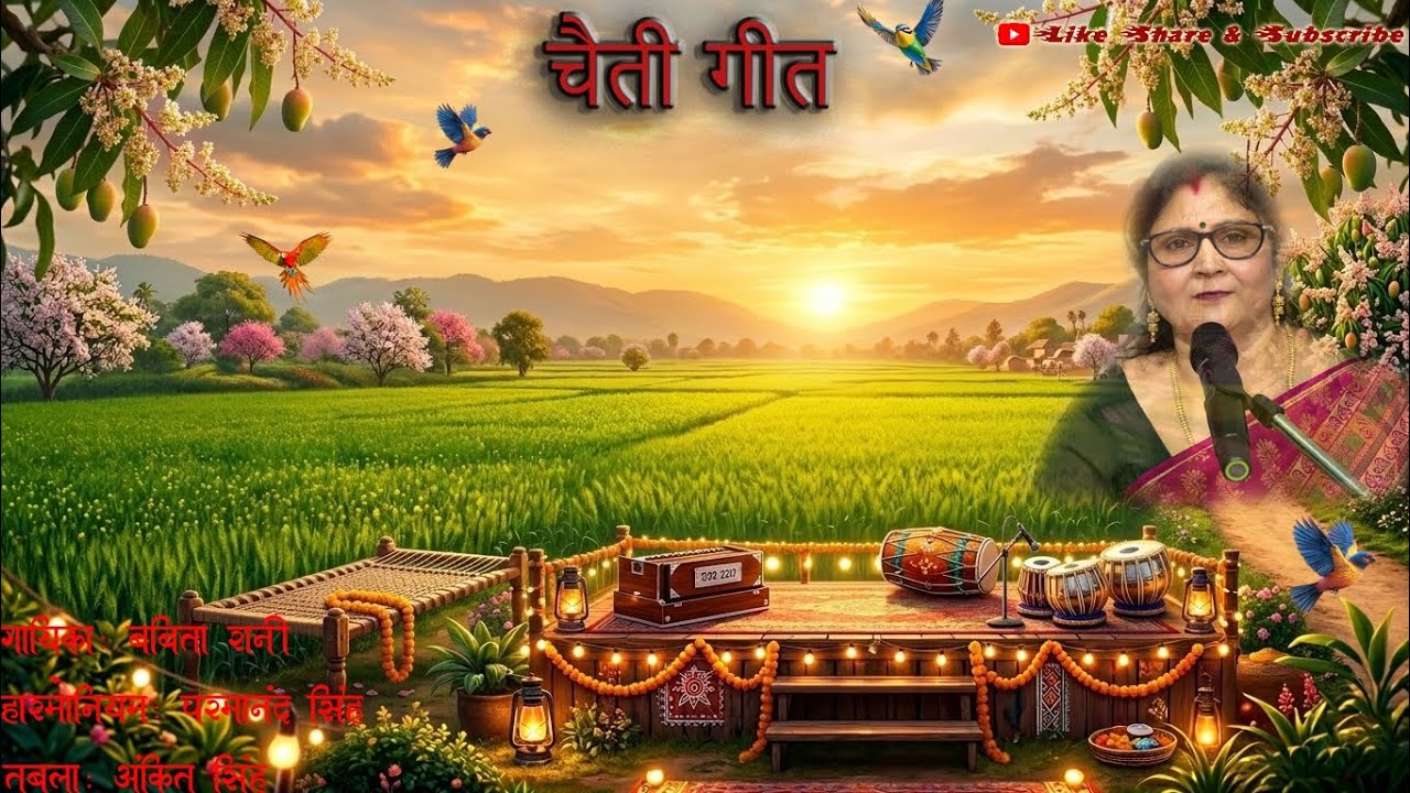 एही ठैयाँ टिकुली हेरा गईले रामा। ।। चैती पारंपरिक गीत ।।मैथिली संगीत।।