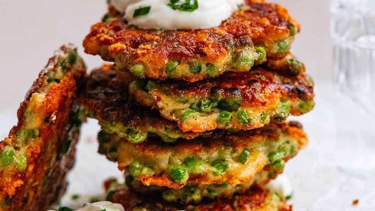 Crispy Pea Fritters