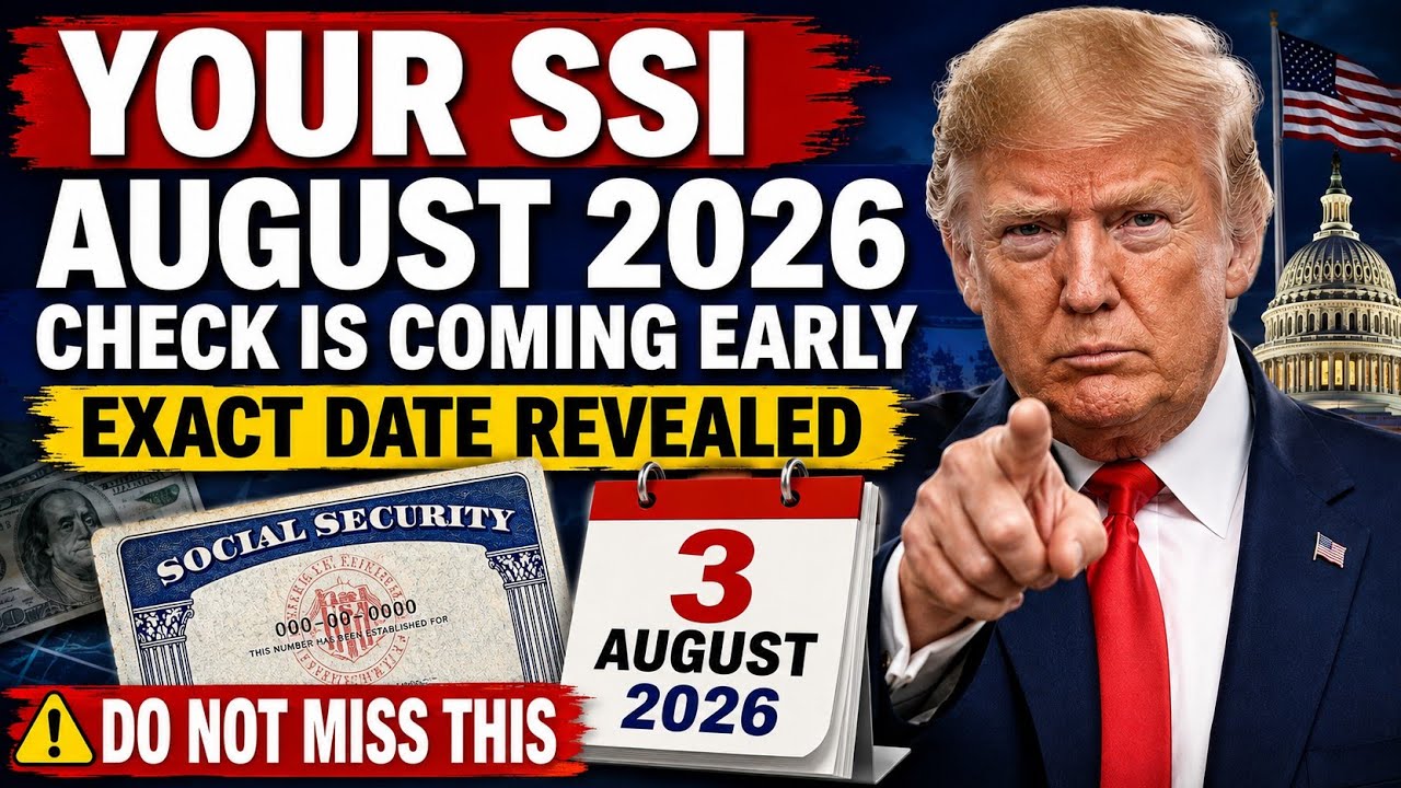 Social Security August 2026 Payment Schedule SSI Check Date You Need to Know