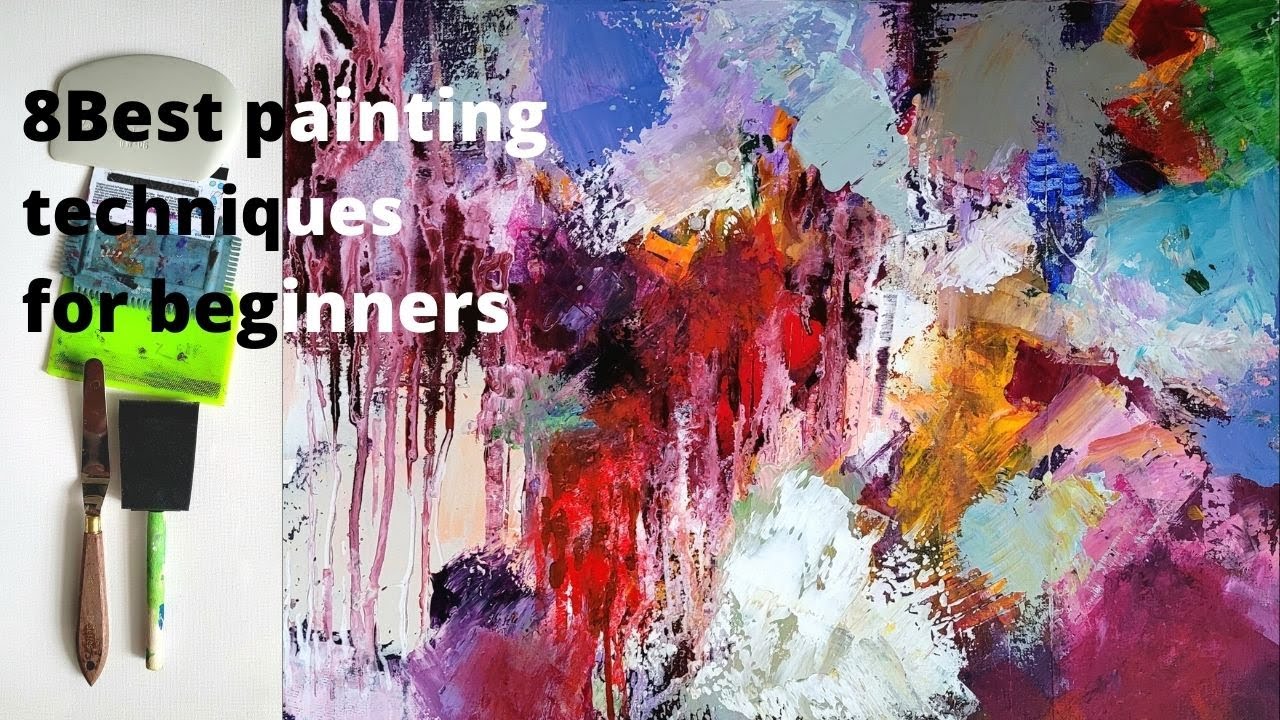 Exploring Fluidity and Texture in Abstract Painting | Full Demo