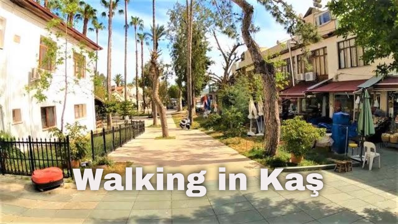Walking tour of Kaş/Antalya, Turkey