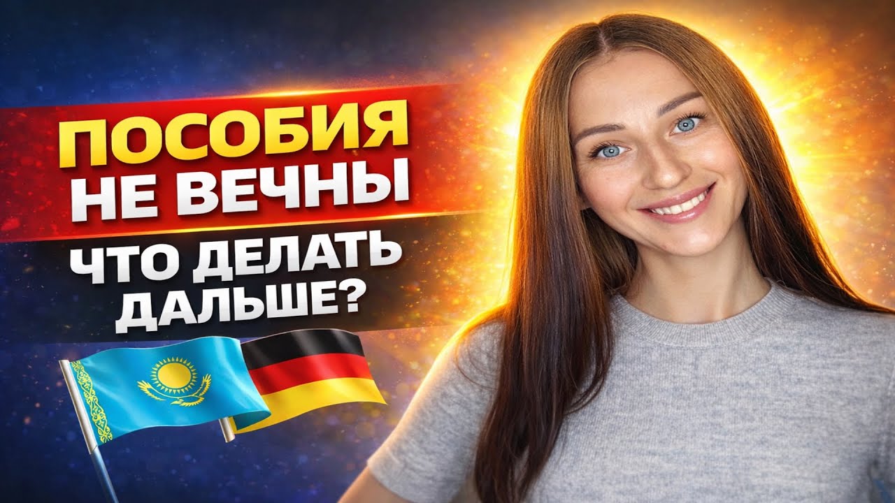 Пособия не вечны! Что делать дальше? Про курсы и поиск работы. Поздние переселенцы 🇰🇿🇩🇪