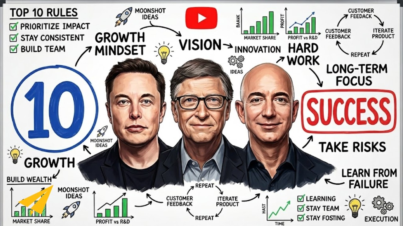 Top 10 Rules for Success From World's Richest People