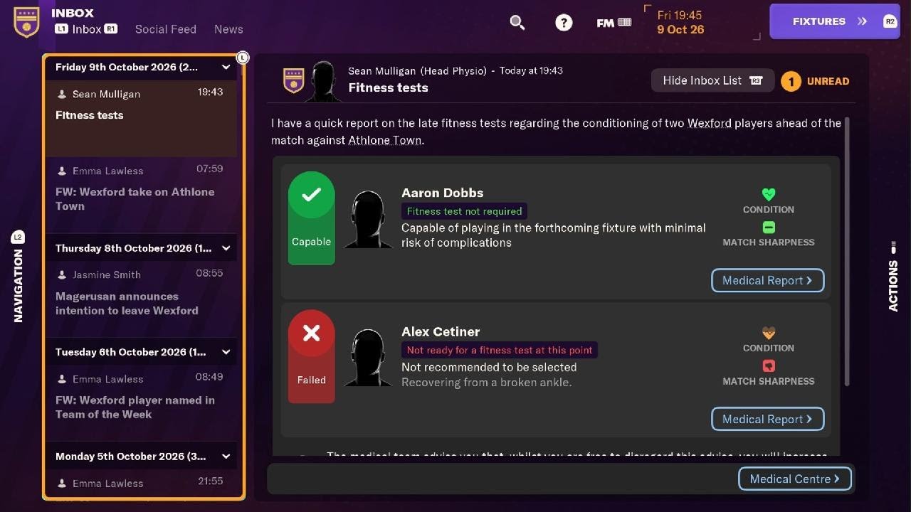 Football Manager 2024 Console Edition Wexford season 4 episode 42