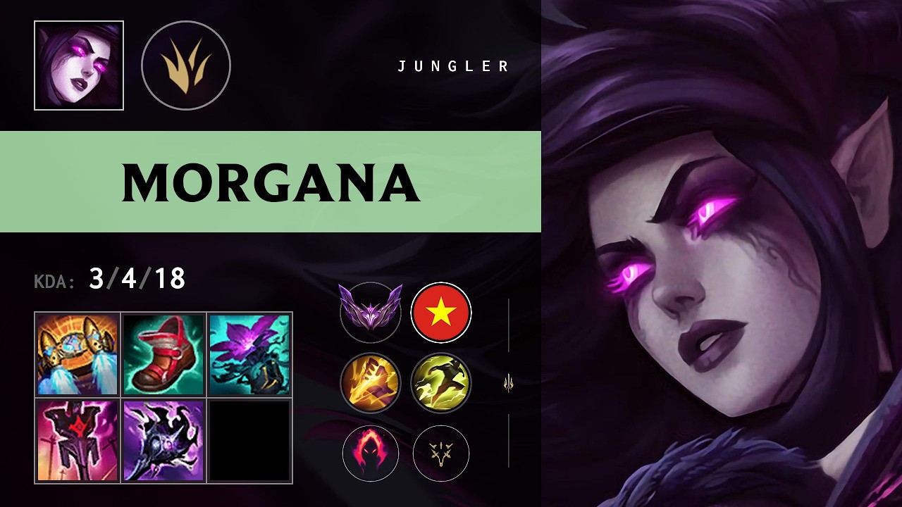 Morgana Jungle vs Lee Sin - VN Master Patch 26.12