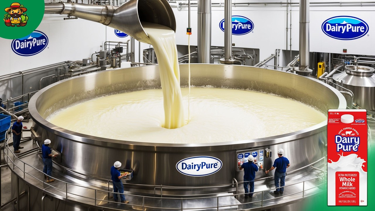 How They Process  Milk In Factory With Modern Food Processing Technology | How It's Made