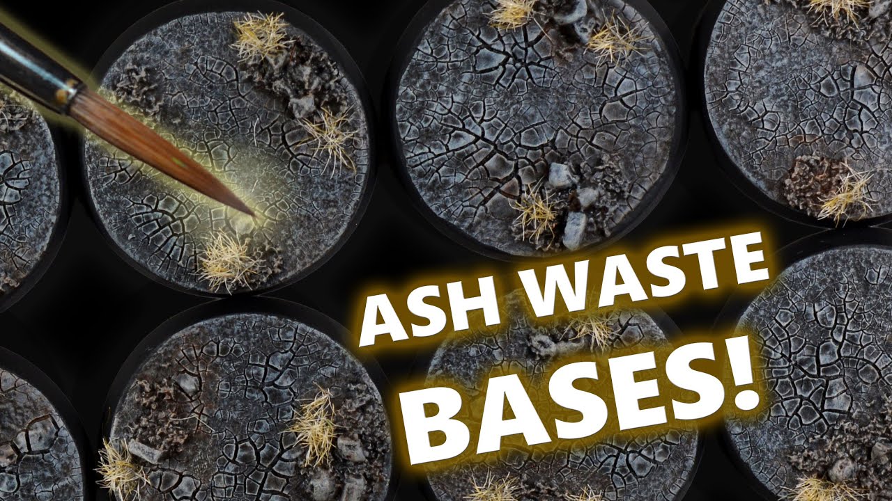 Easy Wasteland Bases for your Warhammer Army!