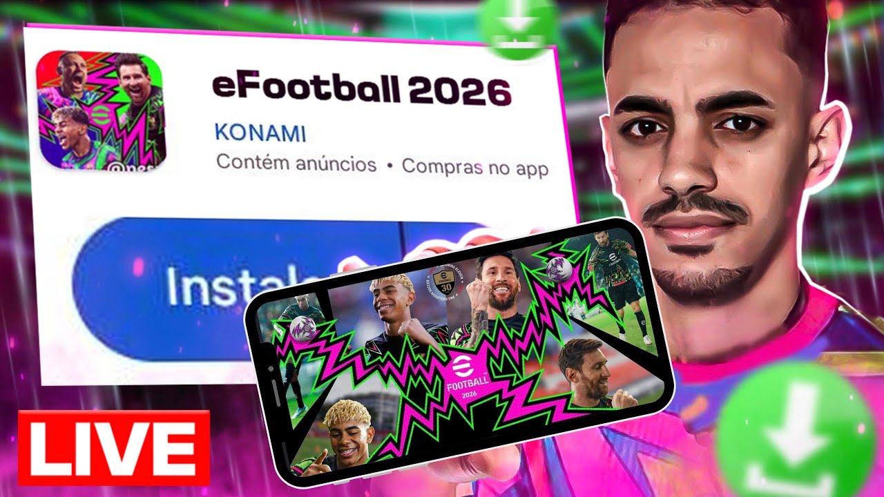 CHOROWISCK TA AO VIVO | 350 GOLS COM CR7 VAMOS | eFootball 26 Mobile - #100K